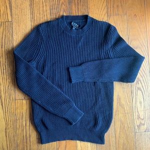 APC Cotton/Linen Cable Knot Sweater sz S
